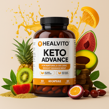 Healvito Keto Advance - for Natural & Organic Weight Management (60 Capsule)