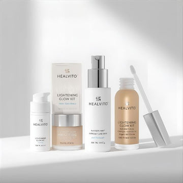 Healvito Lightening Glow Kit | Perfect gift set for pigment-free and even toned skin