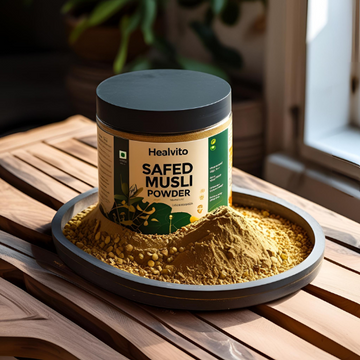 Safed Musli Powder (Chlotophytum Boriuilianum) - 100gram