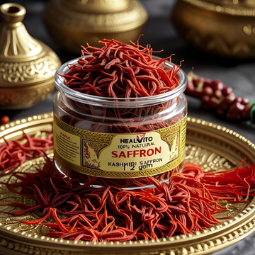 100% Natural Kashmiri Saffron(Zafran Leaves) - 1gm