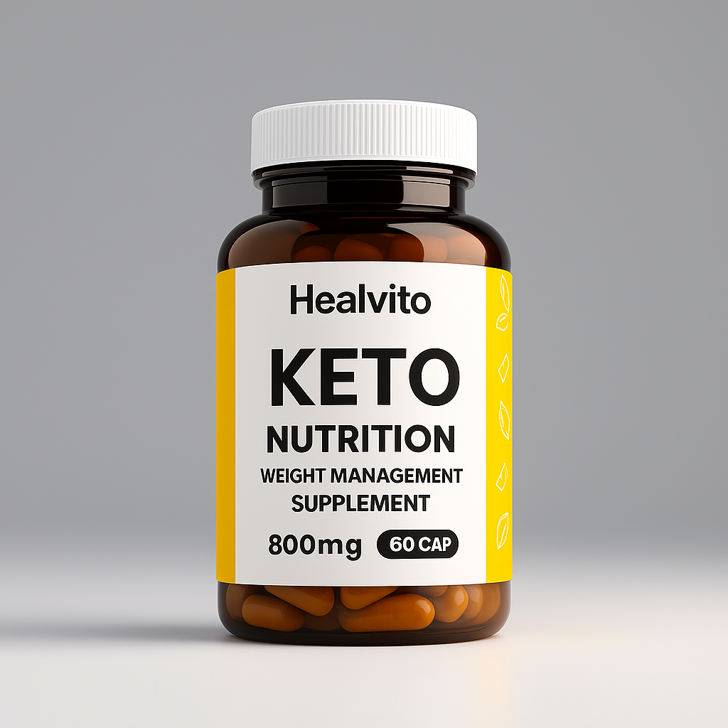 Healvito - Keto Nutrition - Weight Management Supplement 800mg (60 Cap)