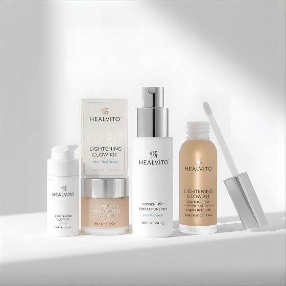 Healvito  Lightening Glow Kit | Perfect gift set for pigment-free and even toned skin