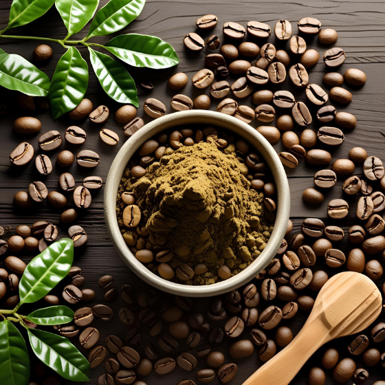 Organic Green Coffee Beans Powder - for Weight Management (100 gm)