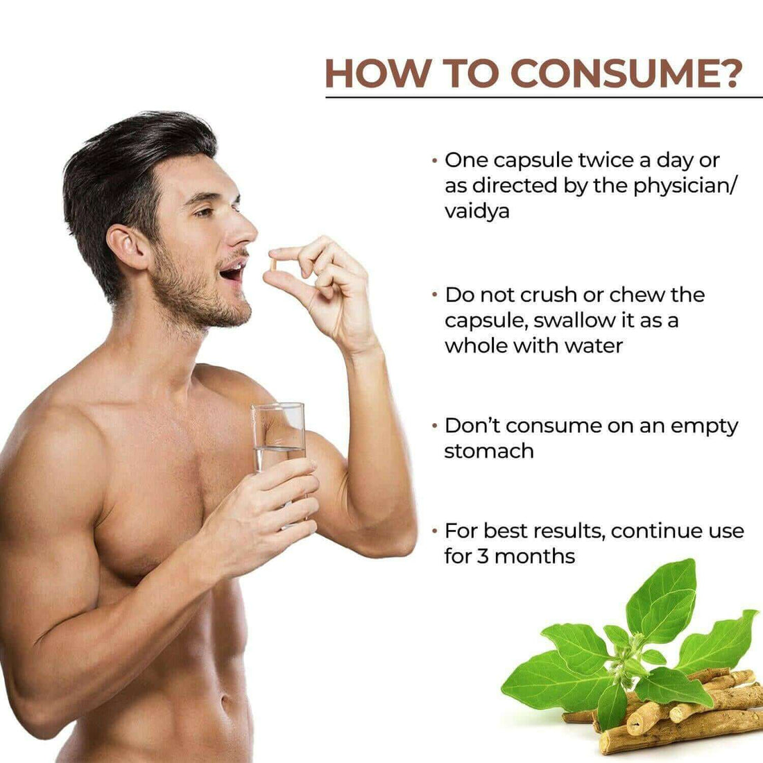 Herbalmax Ashwagandha Capsules- 800mg (30 Veg Cap)