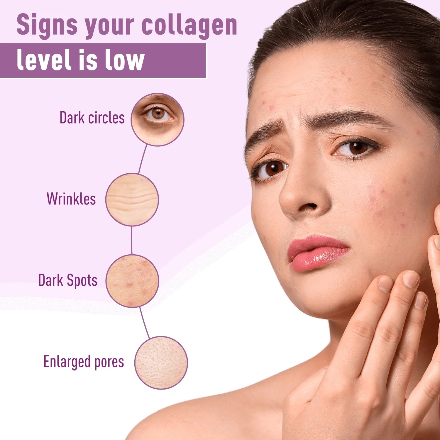 Collagen - For Youthful Skin, Hair, Joints & Nails, 800mg (60 Tablet)
